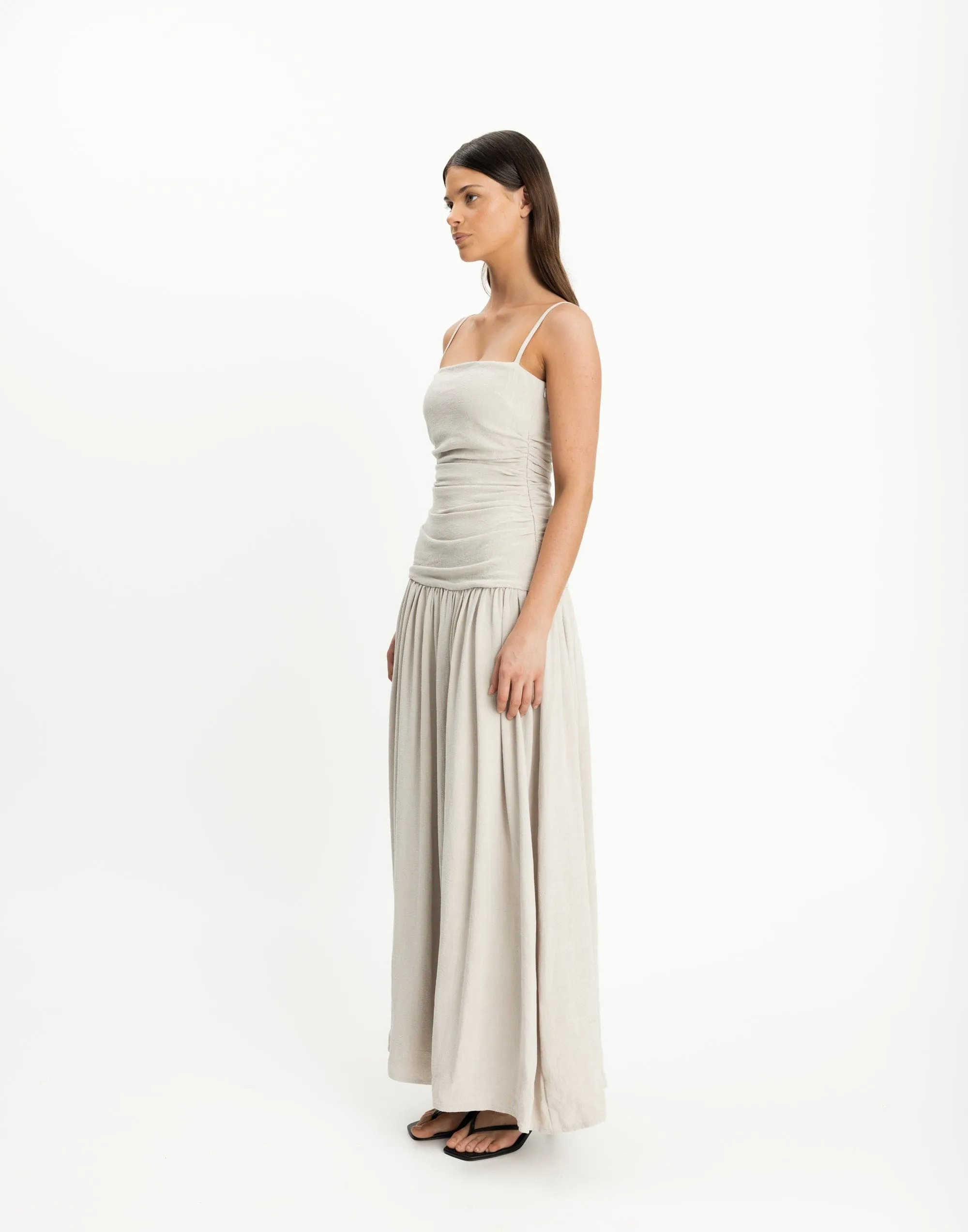 Reese Maxi Dress (Latte)
