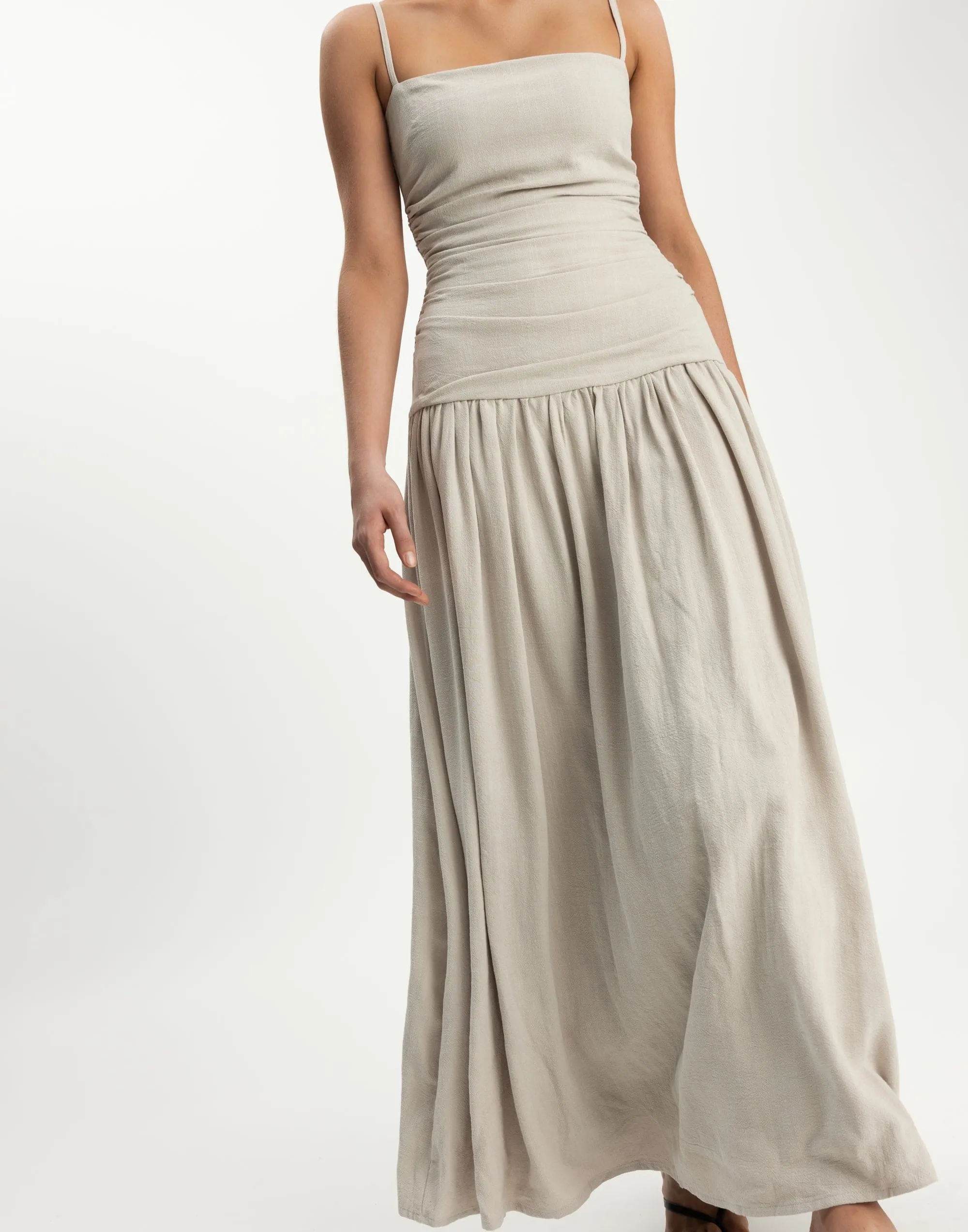 Reese Maxi Dress (Latte)