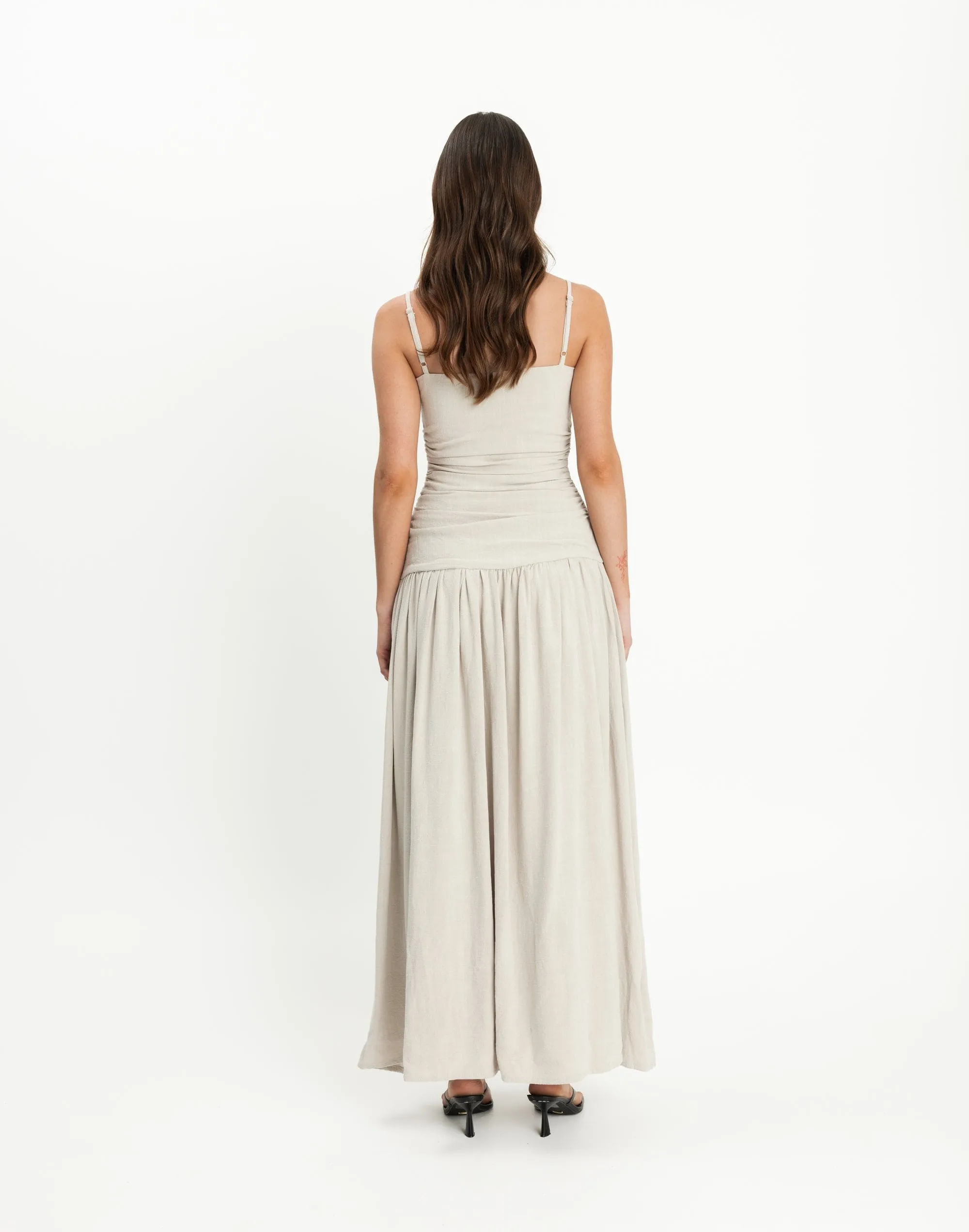 Reese Maxi Dress (Latte)