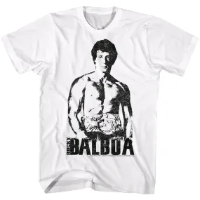 Rocky Towering Over Men's T-Shirt