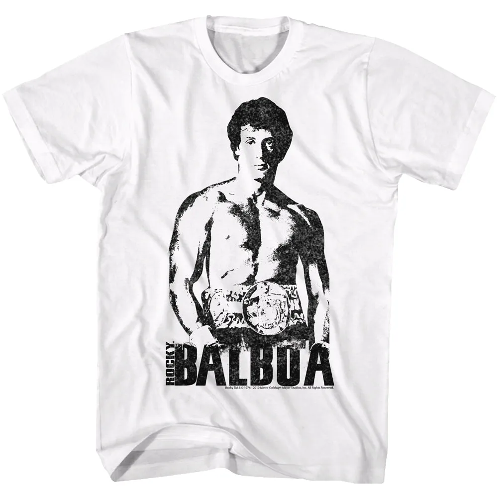 Rocky Towering Over Men's T-Shirt