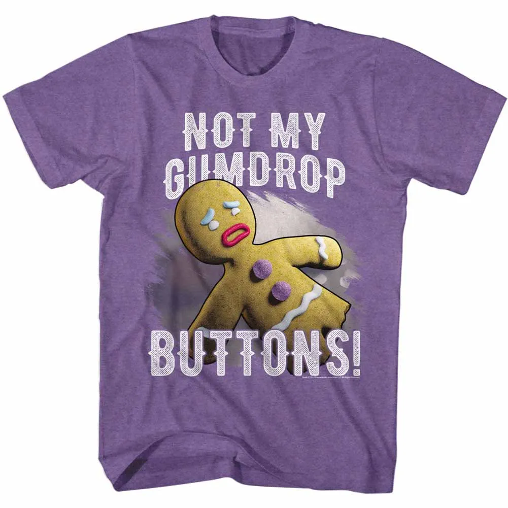 Shrek Gumdrop Buttons Men's T-Shirt