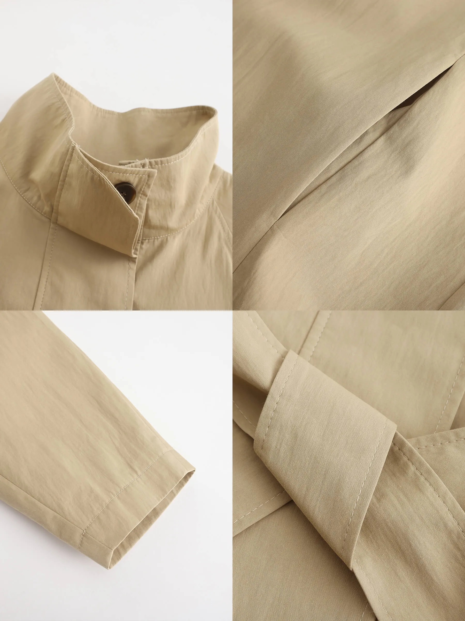 Single Breasted Trench Coat