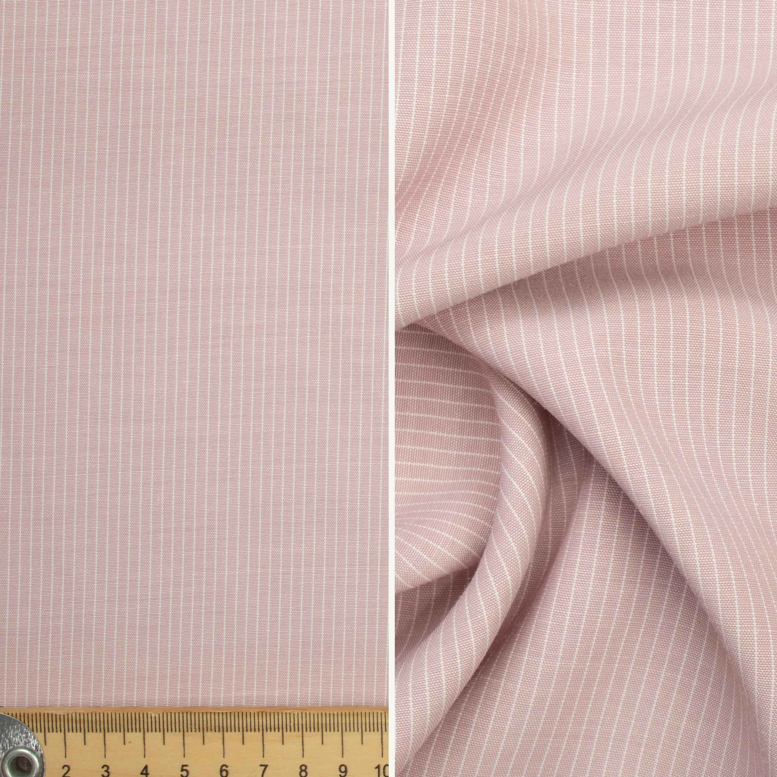 Stripe Shirting Design-19 Dusty Pink
