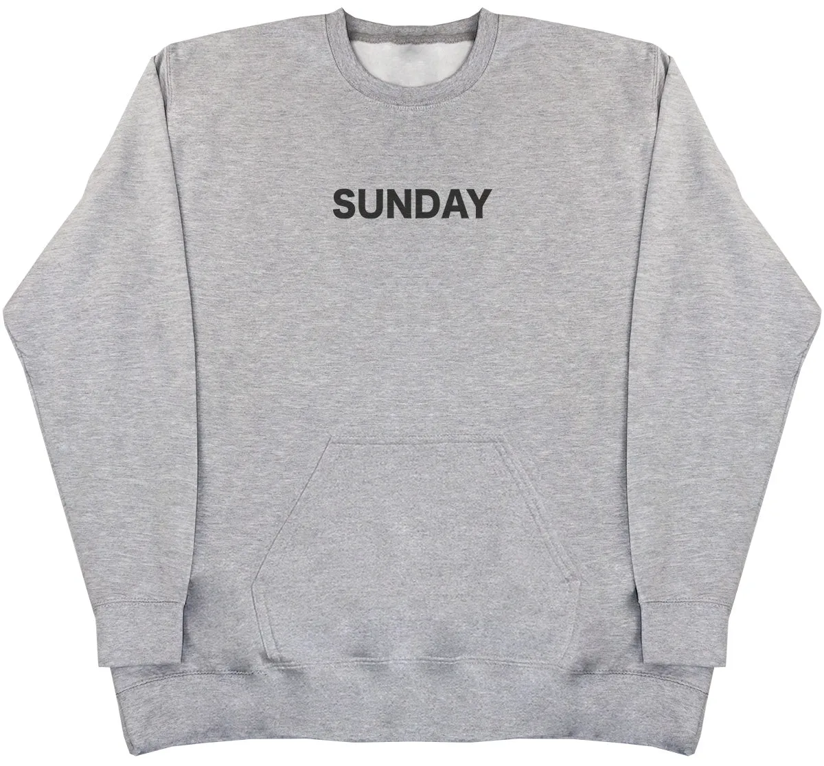 Sunday - Huge Oversized Hoodless Hoodie