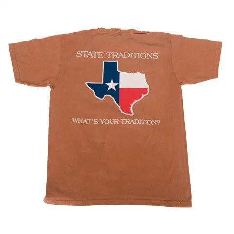 Texas Traditional T-Shirt Burnt Orange