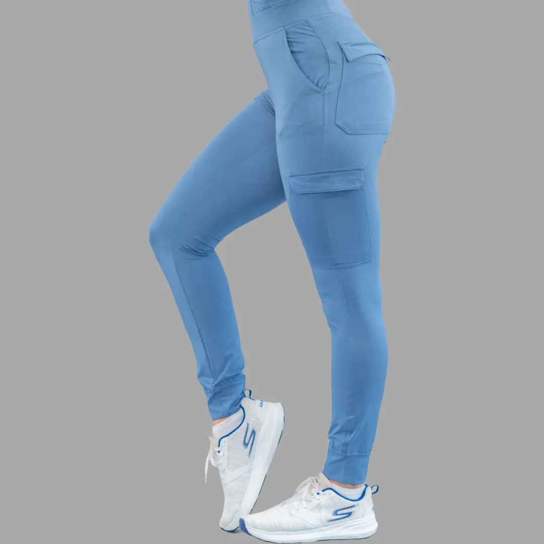 Women's Joggers 901 Cornflower Blue Super Stretch