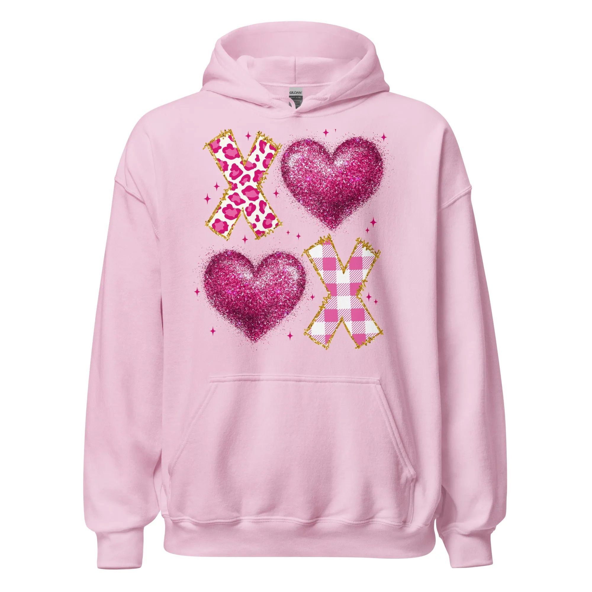 XOXO Pink - Valentine’s Day Hoodie – Celebrate Love in Style