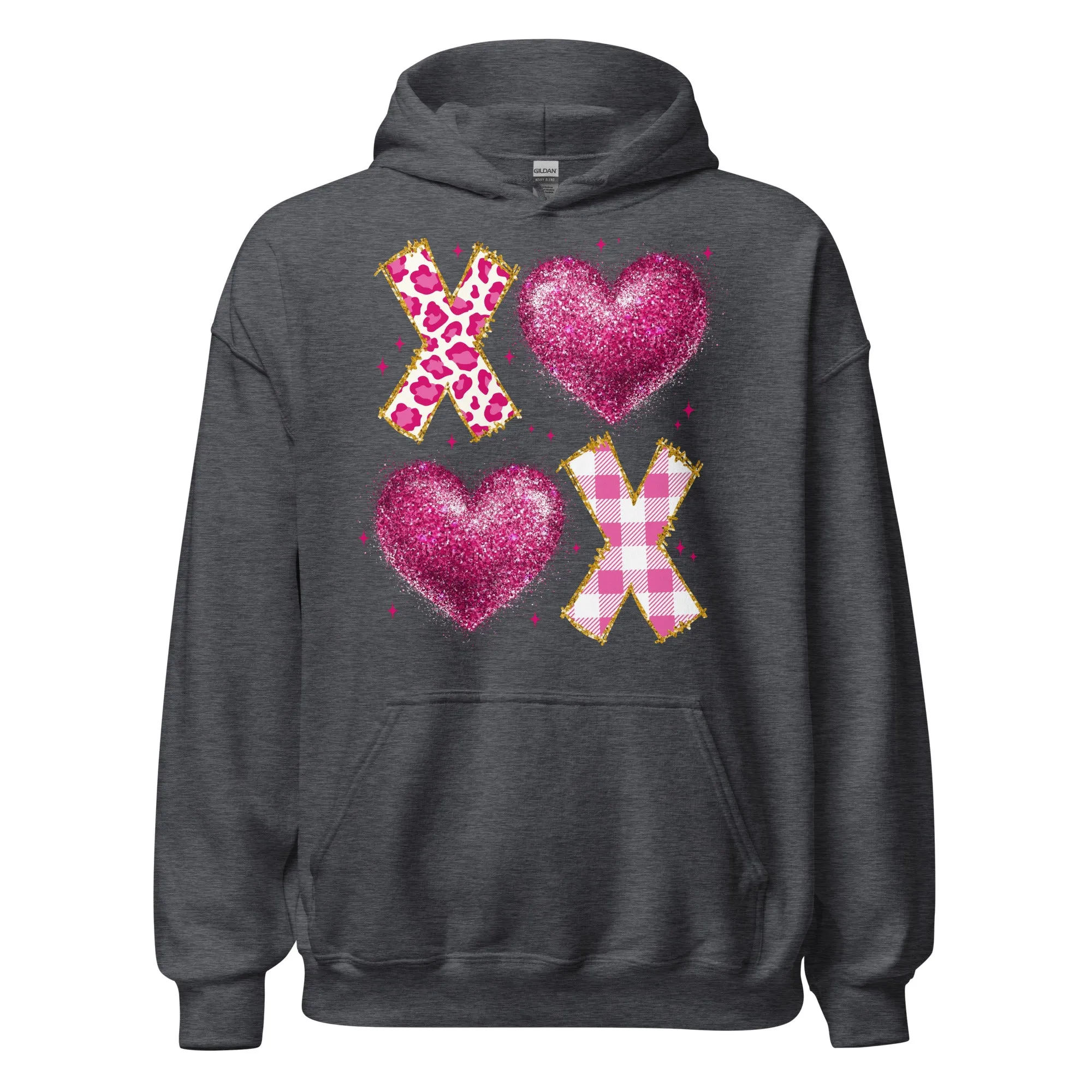 XOXO Pink - Valentine’s Day Hoodie – Celebrate Love in Style