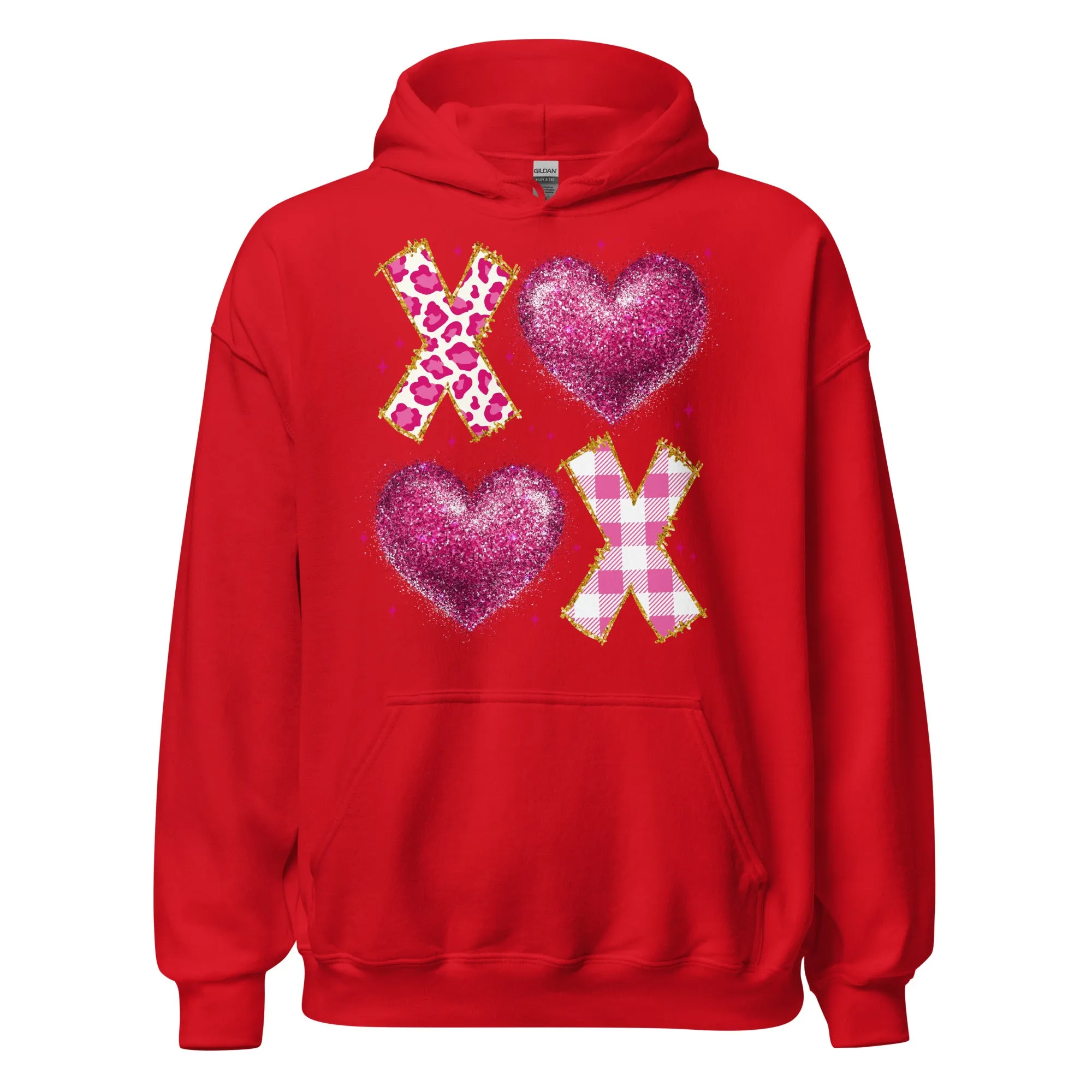 XOXO Pink - Valentine’s Day Hoodie – Celebrate Love in Style