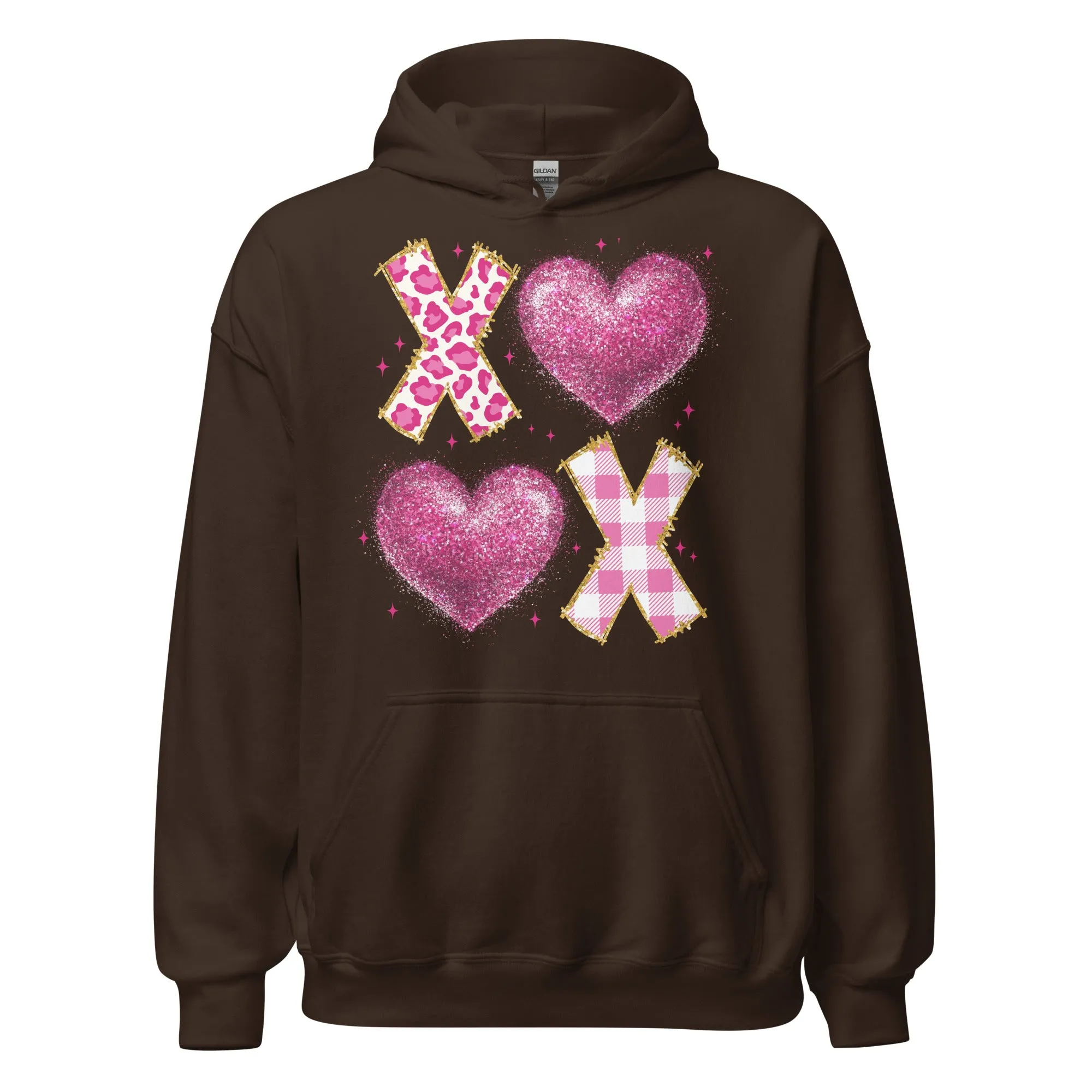 XOXO Pink - Valentine’s Day Hoodie – Celebrate Love in Style