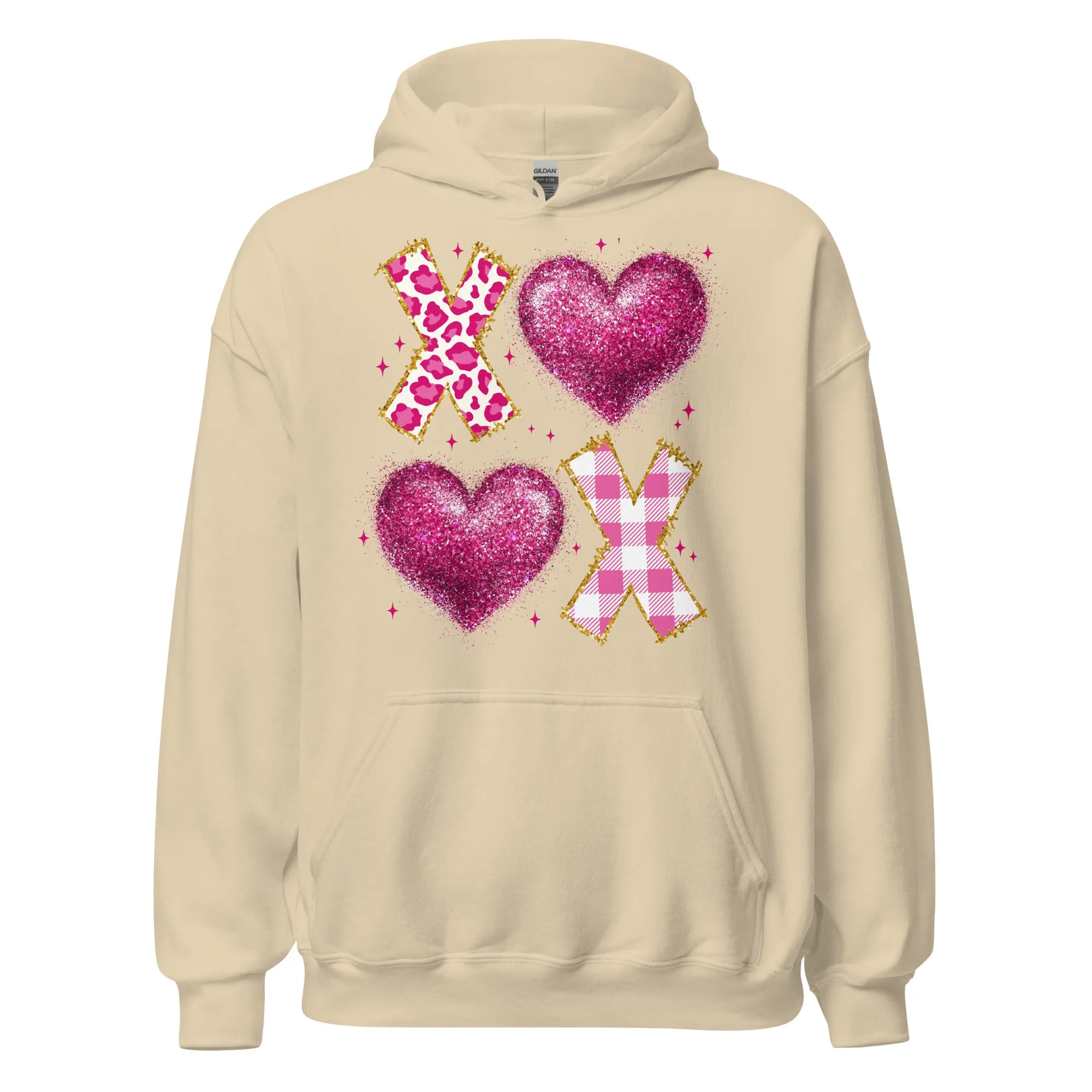 XOXO Pink - Valentine’s Day Hoodie – Celebrate Love in Style