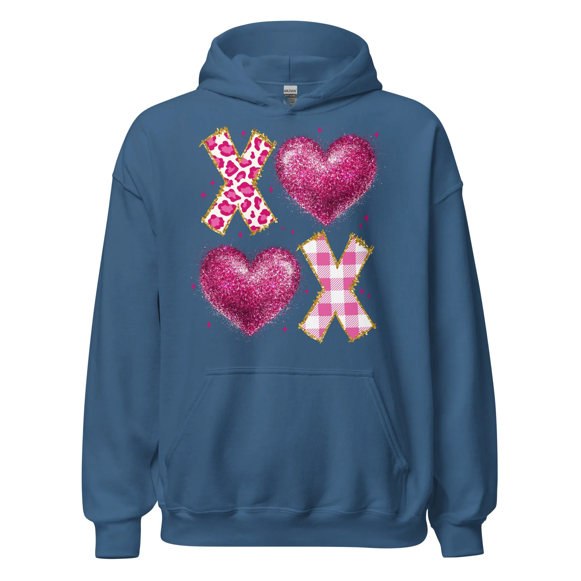 XOXO Pink - Valentine’s Day Hoodie – Celebrate Love in Style