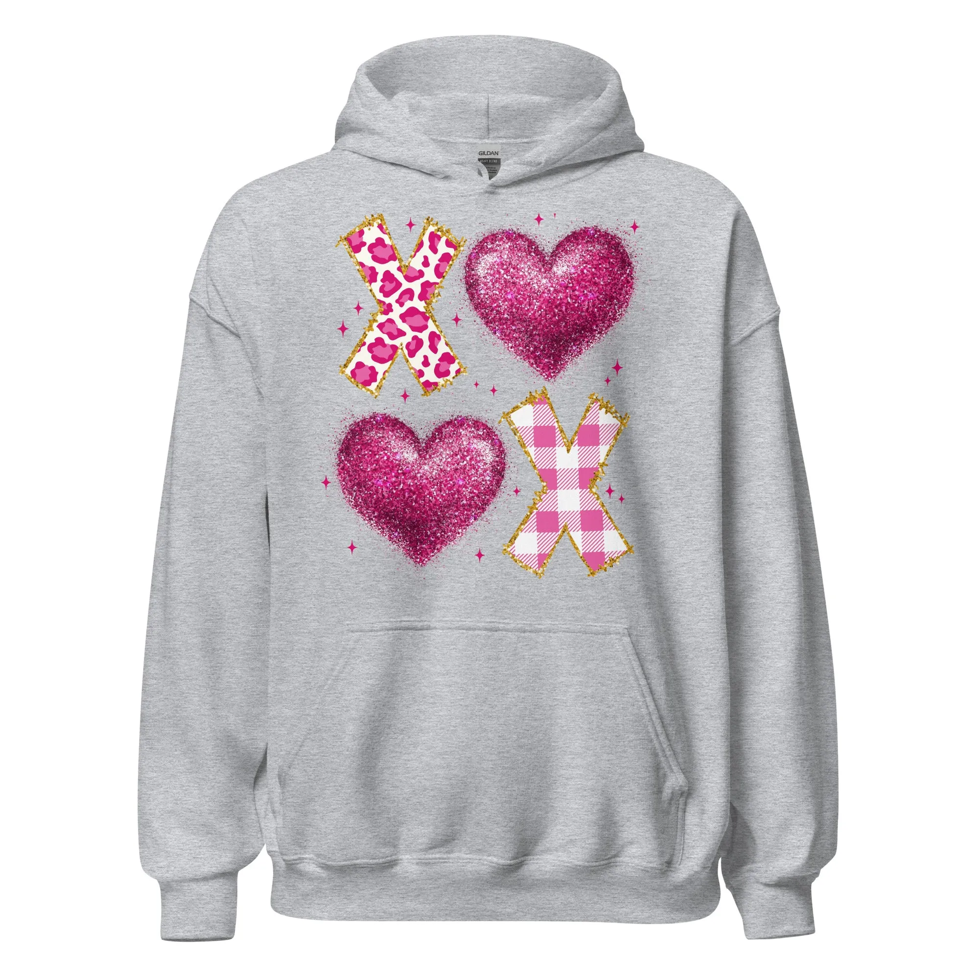 XOXO Pink - Valentine’s Day Hoodie – Celebrate Love in Style