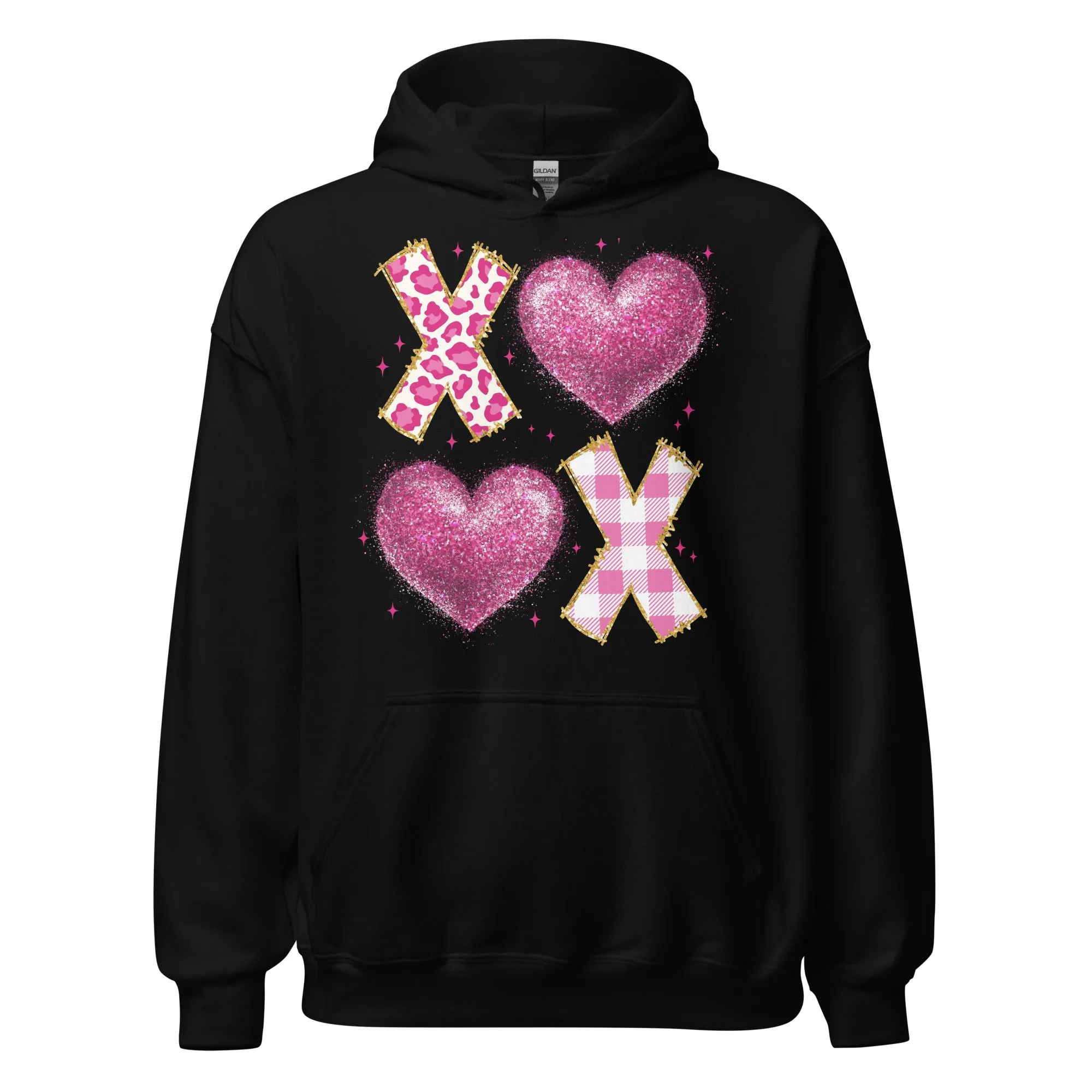 XOXO Pink - Valentine’s Day Hoodie – Celebrate Love in Style