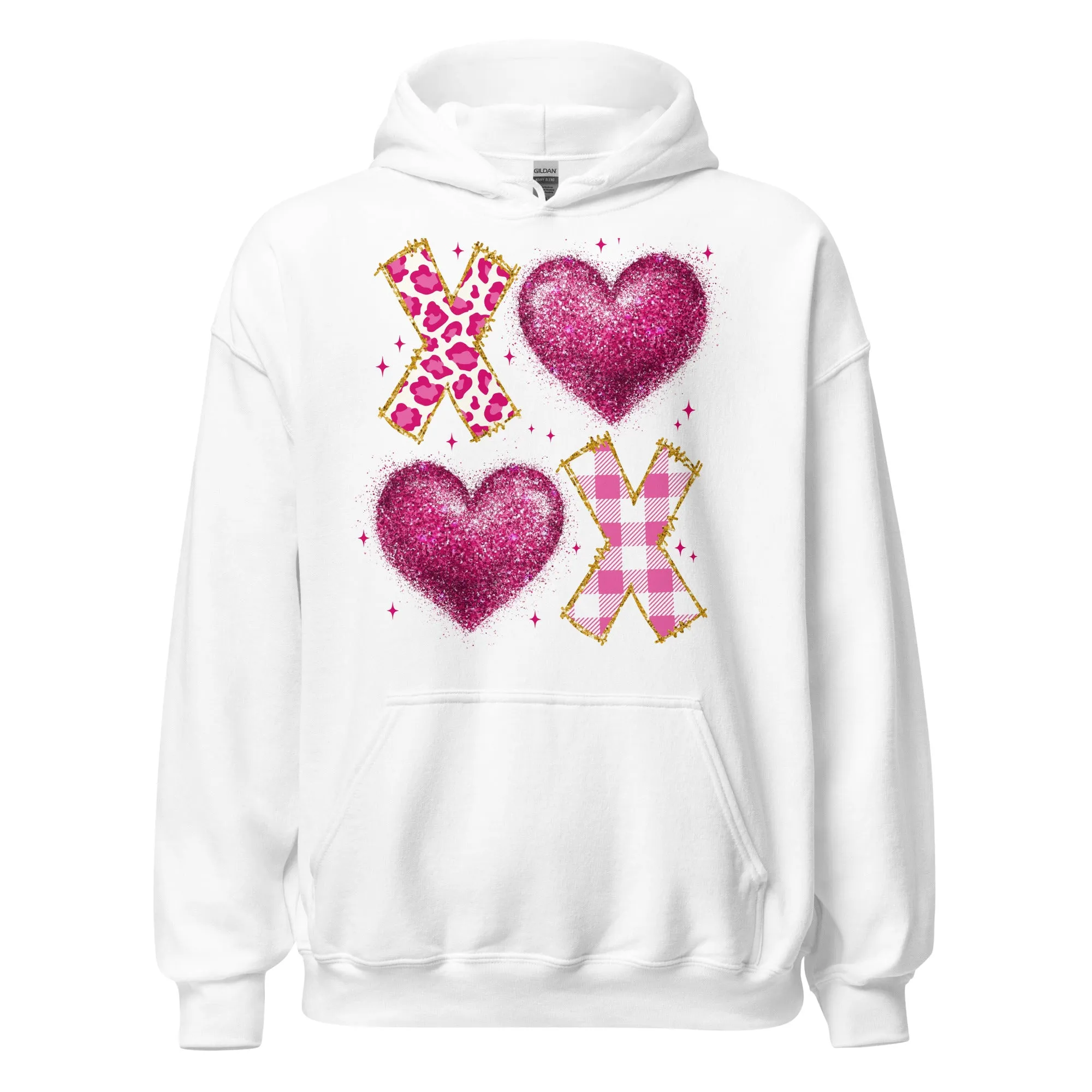 XOXO Pink - Valentine’s Day Hoodie – Celebrate Love in Style