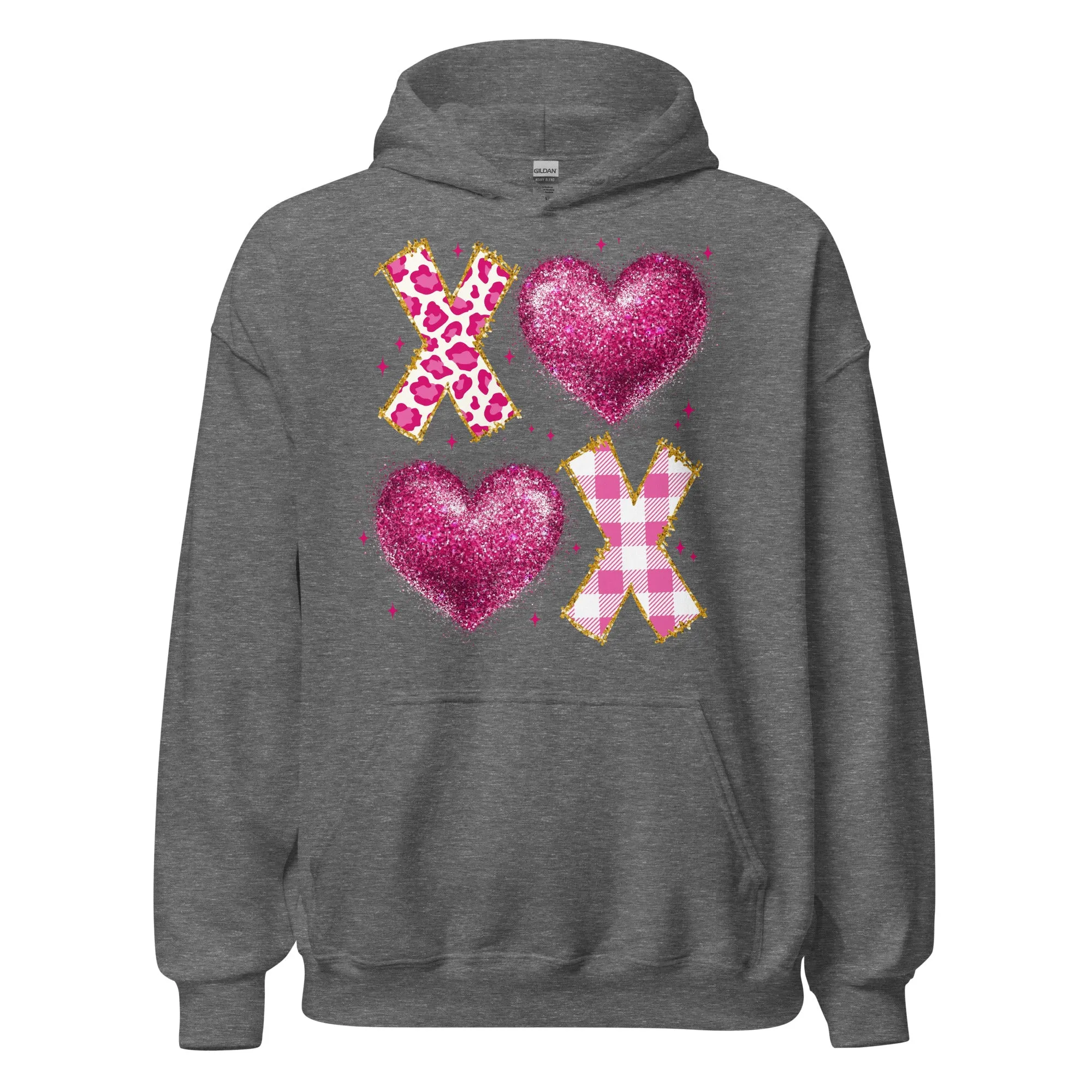 XOXO Pink - Valentine’s Day Hoodie – Celebrate Love in Style