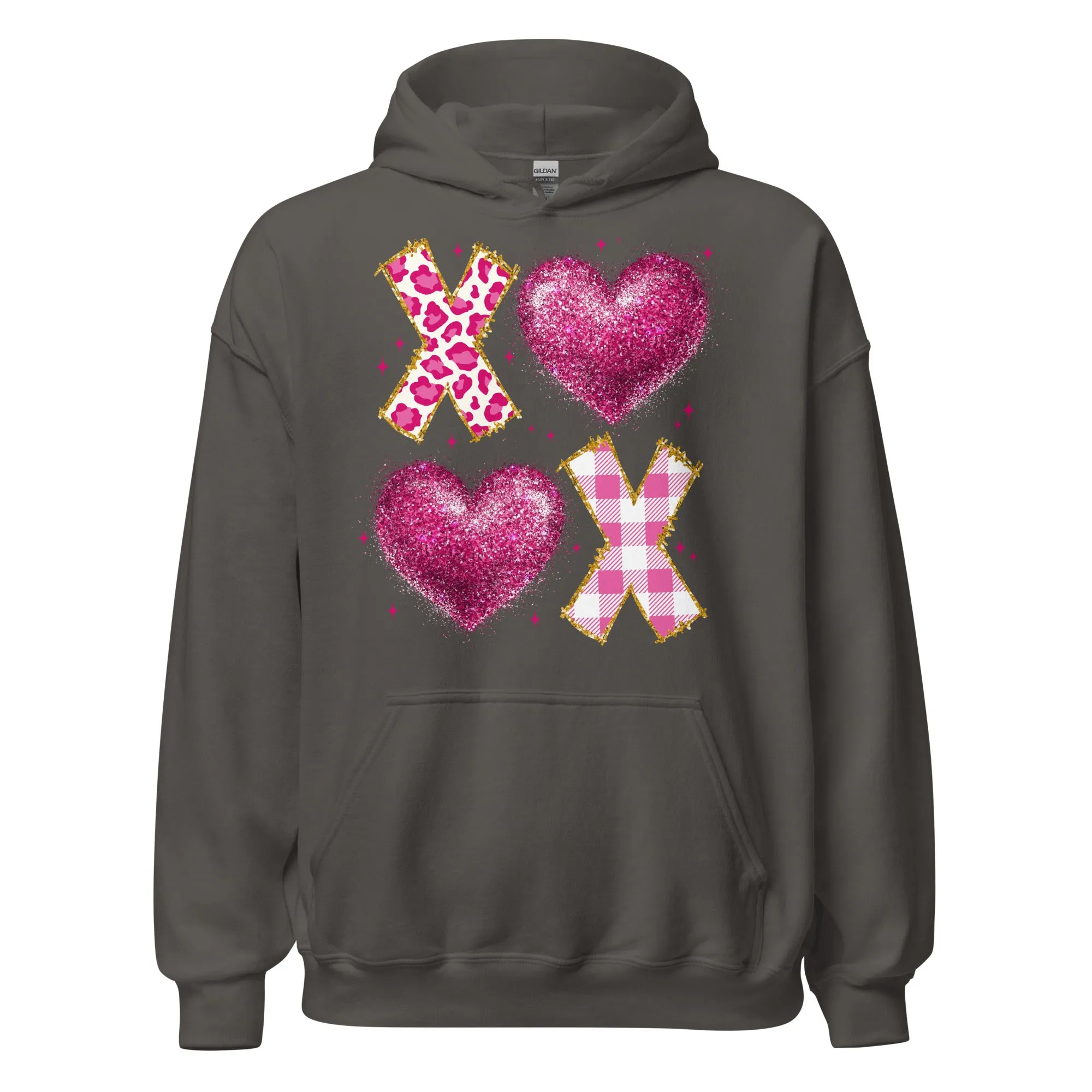 XOXO Pink - Valentine’s Day Hoodie – Celebrate Love in Style