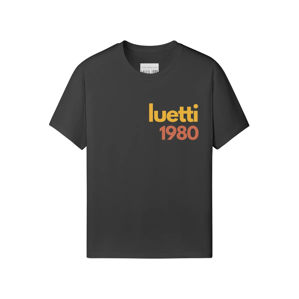 Yellow & Red Logo Luetti 1980 Unisex Classic Fit T-shirt