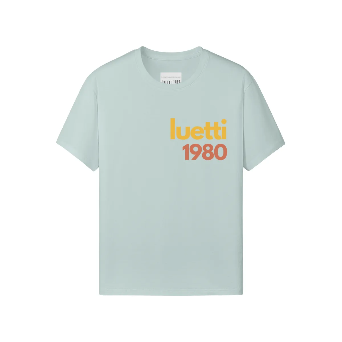 Yellow & Red Logo Luetti 1980 Unisex Classic Fit T-shirt
