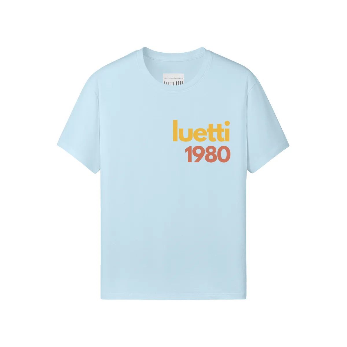 Yellow & Red Logo Luetti 1980 Unisex Classic Fit T-shirt