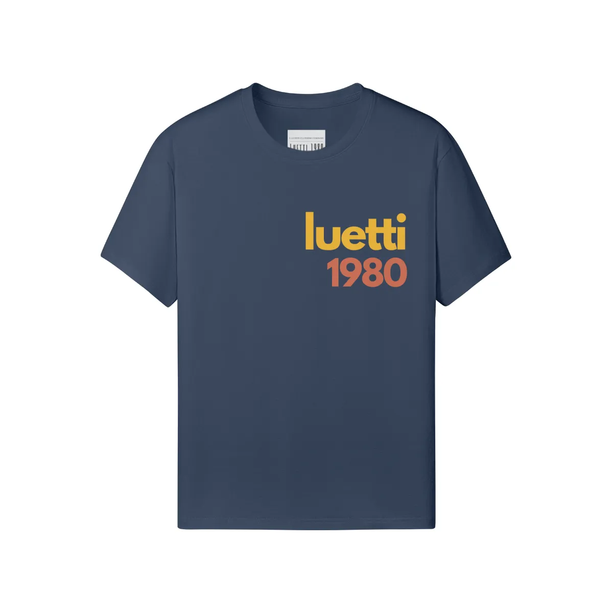 Yellow & Red Logo Luetti 1980 Unisex Classic Fit T-shirt
