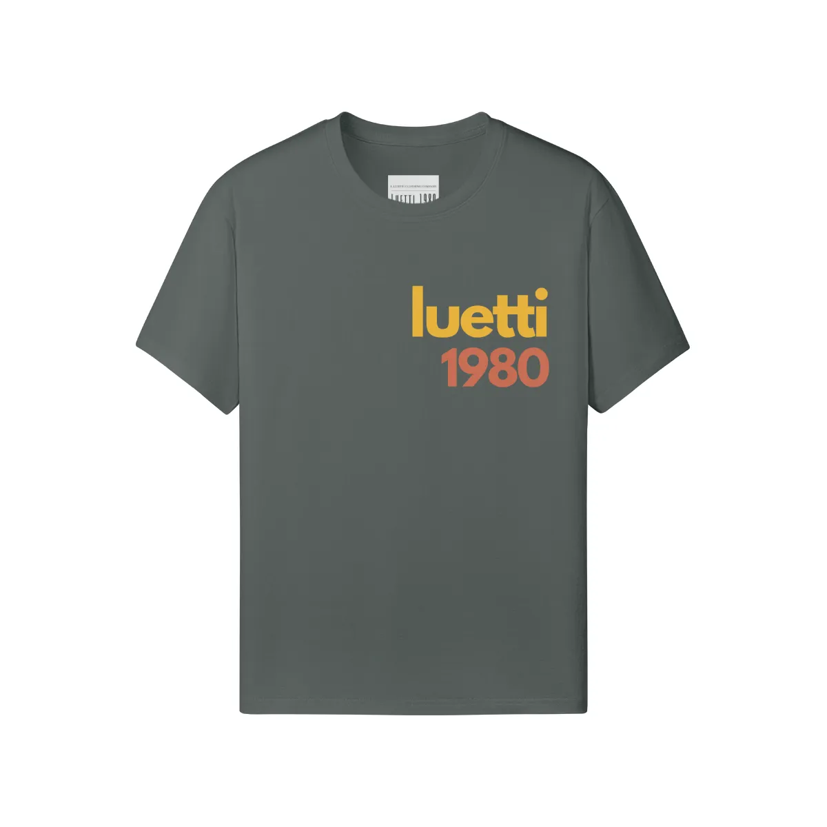 Yellow & Red Logo Luetti 1980 Unisex Classic Fit T-shirt
