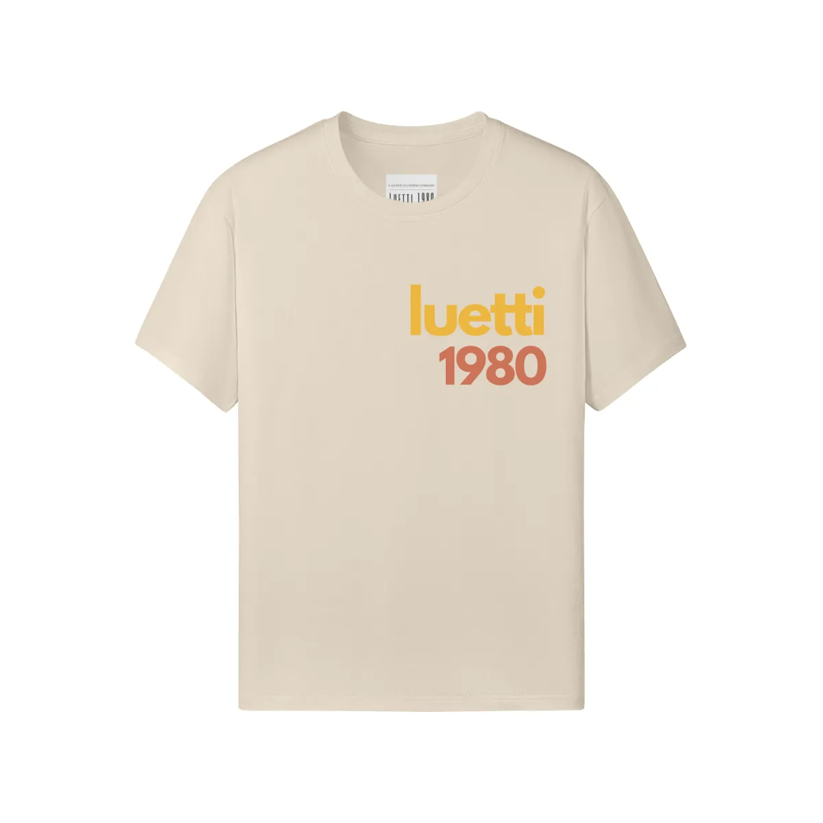 Yellow & Red Logo Luetti 1980 Unisex Classic Fit T-shirt